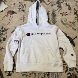Champion White Hoodie Size 6